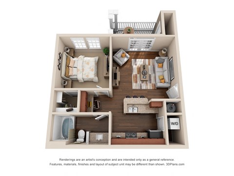 1 bed 1 bath at The Reserve at Sugarloaf Apartments, Duluth, GA